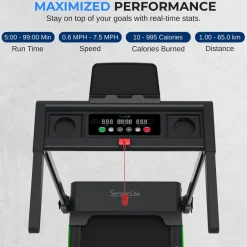 Folding Treadmill for Weight Loss, 2.5 HP Motor, Shock Absorption, White LED<SereneLife Hot