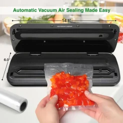 Food Vacuum Sealer - Extend Shelf Life, High Suction, Silver<NutriChef Clearance