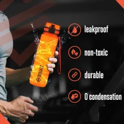 Frosted Water Bottle With Strainer<SQUATZ Sale