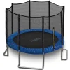 10FT Outdoor Trampoline, Safe Jumping, Reinforced Mat, Blue<SereneLife New
