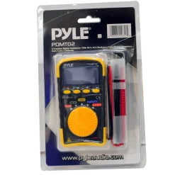 8-Function Digital Multimeter, Accurate Readings, Compact Design<Pyle Online