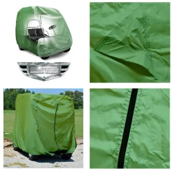 Golf Cart Cover All-Weather Protection Water Repellent Olive<Pyle Clearance