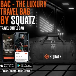 Gym Bag 50L Duffle Backpack Tear-Resistant Polyester, Spacious Compartments<SQUATZ Outlet