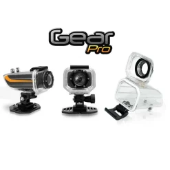 HD Action Camera 1080P GPS Waterproof 16MP Anti-Shake Orange<GearPro Discount