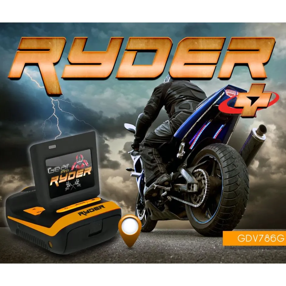 HD Action Camera 1080P GPS Waterproof 16MP Anti-Shake Orange<GearPro Discount