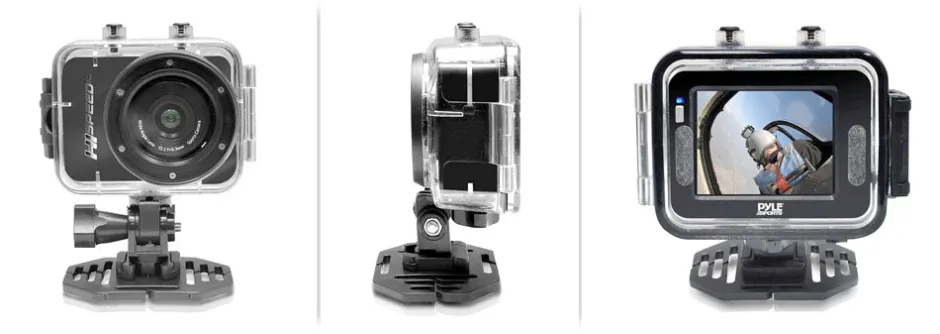 HD Sports Action Camera - Waterproof 1080P, 12MP, 2.4" Touch Screen<Pyle Best