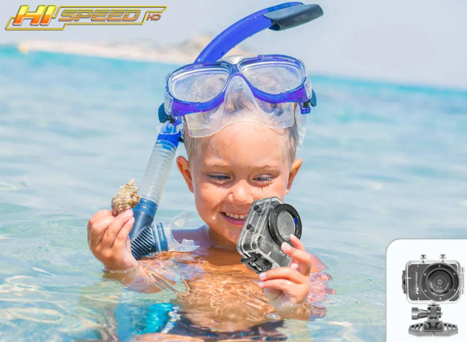 HD Sports Action Camera - Waterproof 1080P, 12MP, 2.4" Touch Screen<Pyle Best