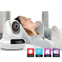 HD Wireless IP Camera, Remote Monitoring, 720p Video, Night Vision<SereneLife Hot