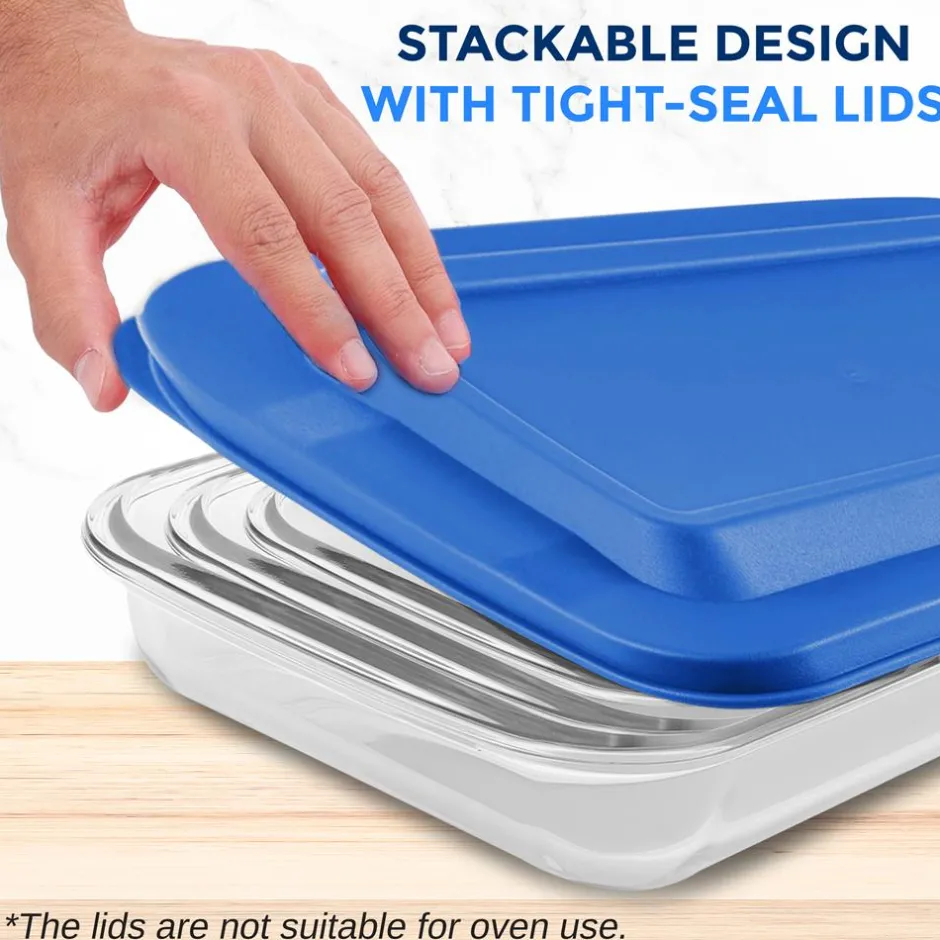 High Borosilicate Glass Bakeware Set<SereneLife Sale