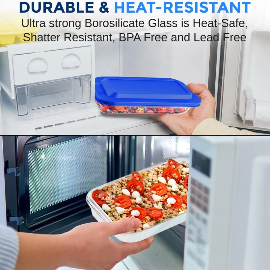 High Borosilicate Glass Bakeware Set<SereneLife Sale