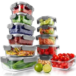 High Borosilicate Glass Food Container<NutriChef Best