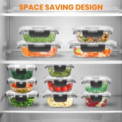 High Borosilicate Glass Food Container<NutriChef Best