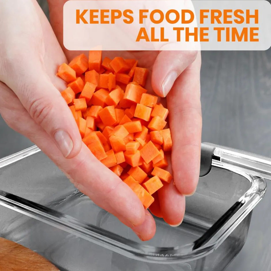 High Borosilicate Glass Food Container<NutriChef Best