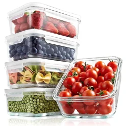 High Borosilicate Glass Food Container<NutriChef Hot