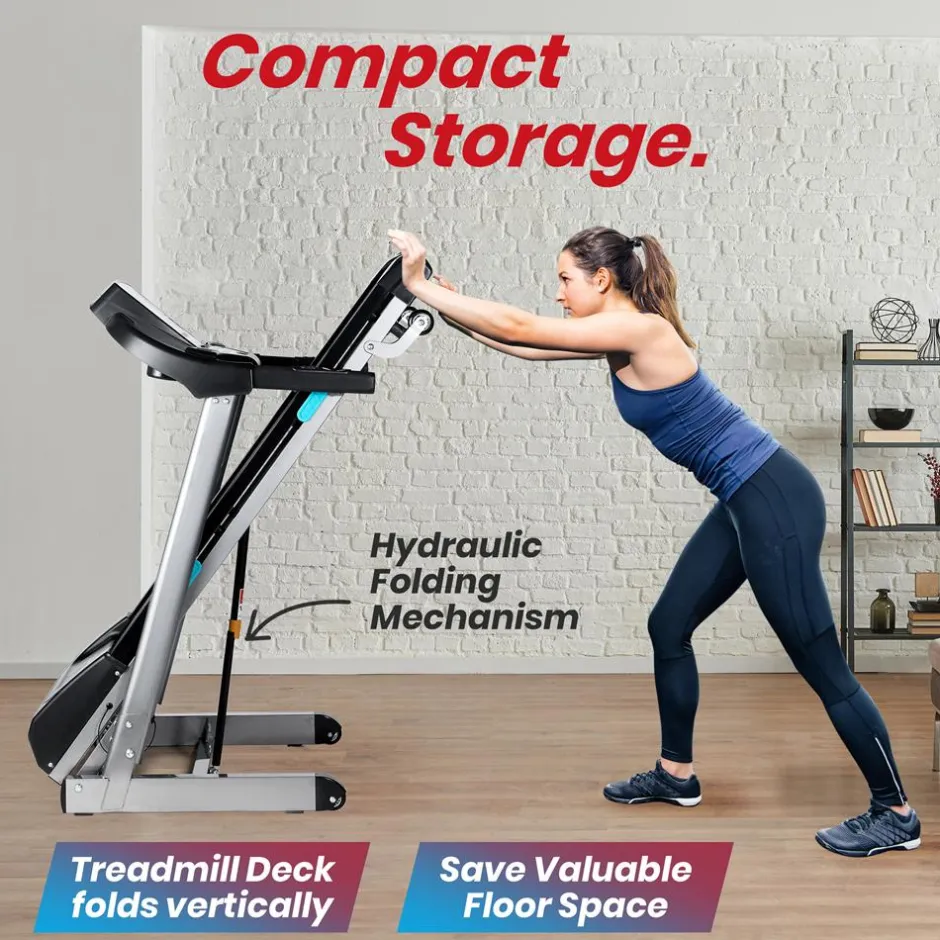 Home Gym Fitness Incline Treadmill<SereneLife Online