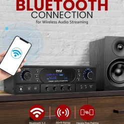 Home Theater Wireless Bt Streaming Recei<Pyle Clearance