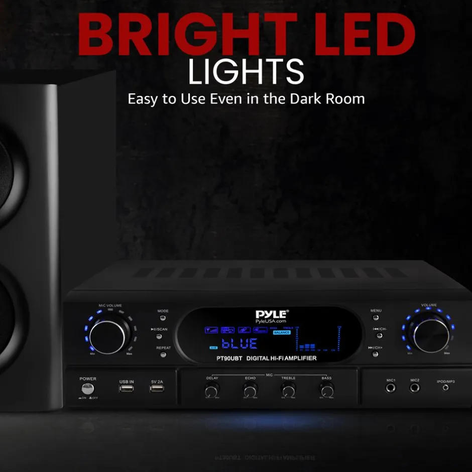 Home Theater Wireless Bt Streaming Recei<Pyle Clearance