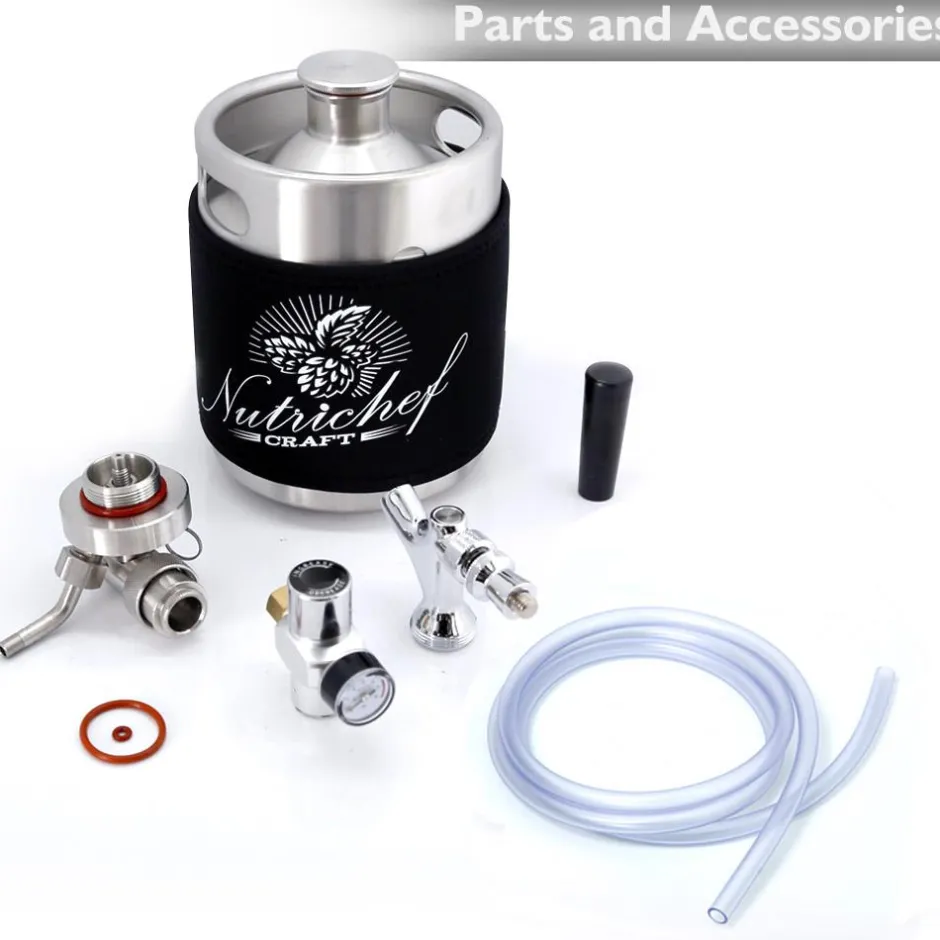 Homebrew Mini Keg System, 64 Oz.<NutriChef Outlet