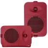 Indoor Outdoor Speakers 300W Waterproof 4" 2-Way System Red<Pyle Sale
