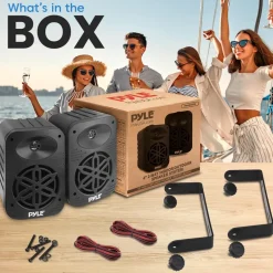 Indoor Outdoor Speakers 500W Waterproof 5.25" Polymer Tweeter<Pyle Discount