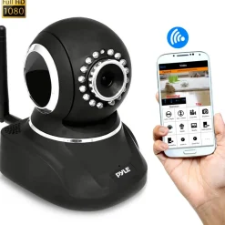 Indoor Wireless IP Camera - HD 1080p, Motion Detection, Night Vision<Pyle Online