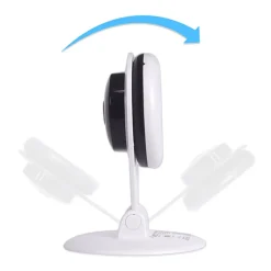 Indoor Wireless Security Camera - HD720p, Night Vision, Motion Detect, White<Pyle Clearance