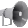 Indoor/Outdoor PA Horn Speaker 30W Loud Sound Aluminum Grey<Pyle Best
