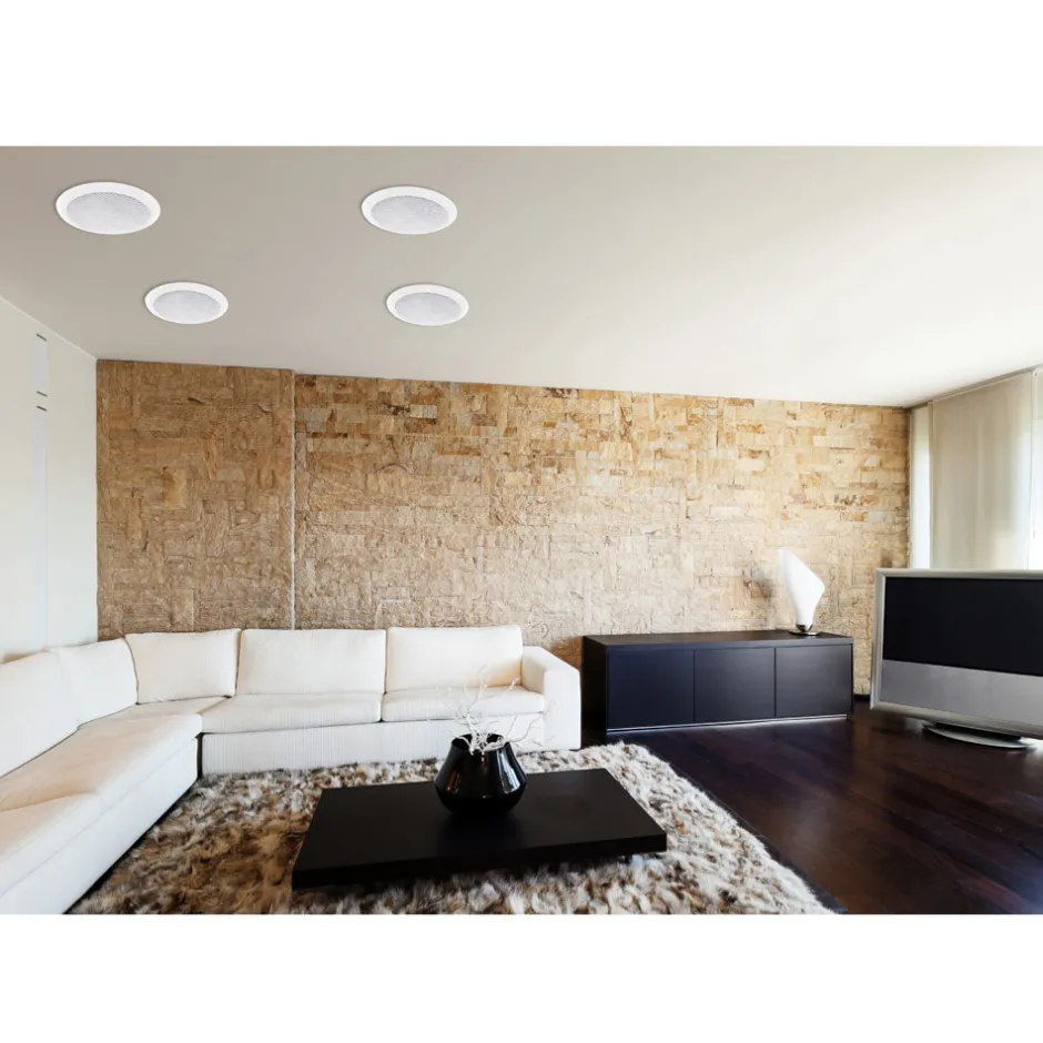 In-Wall Ceiling Speakers 300W Dual 8" Silk Tweeter Adjustable Treble<Pyle Hot