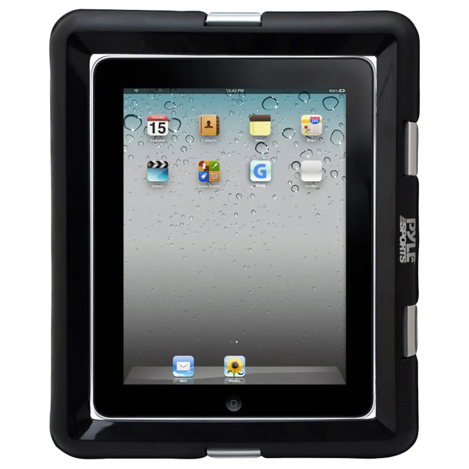 iPad Waterproof Case IPX8 Shockproof Marine Grade with Headphone Jack<Pyle Best