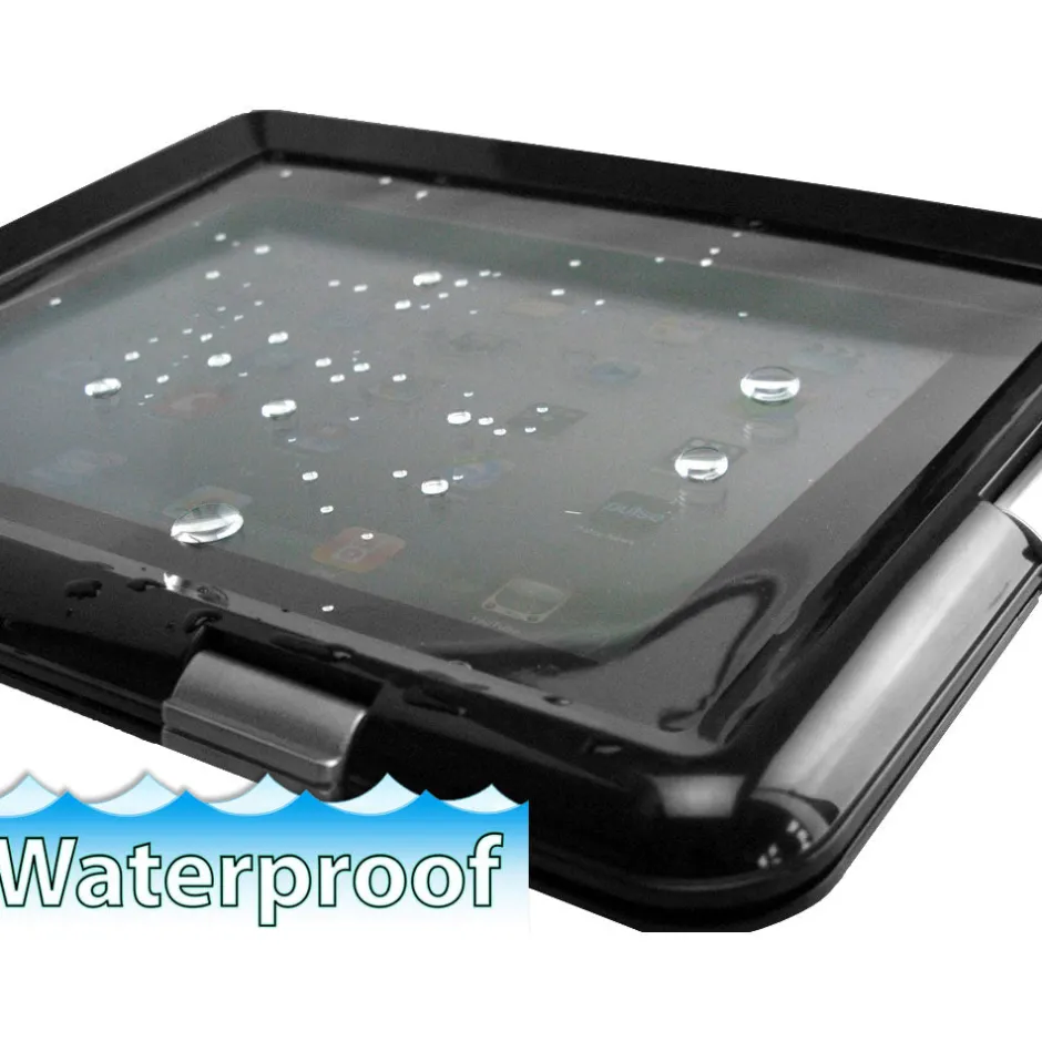 iPad Waterproof Case IPX8 Shockproof Marine Grade with Headphone Jack<Pyle Best