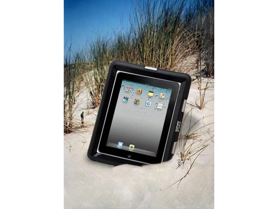 iPad Waterproof Case IPX8 Shockproof Marine Grade with Headphone Jack<Pyle Best