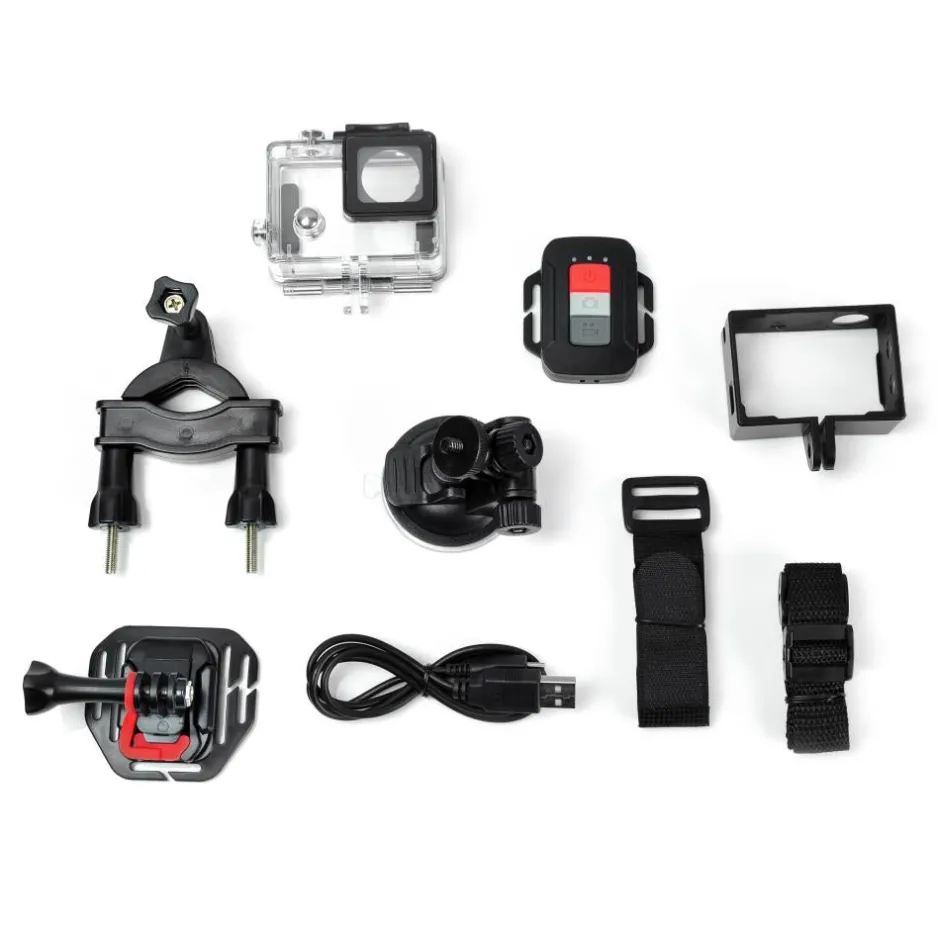 4K Ultra HD Action Camcorder, Slow-Mo, WiFi, Blue, 2" LCD, 160° Wide Angle<SereneLife Clearance