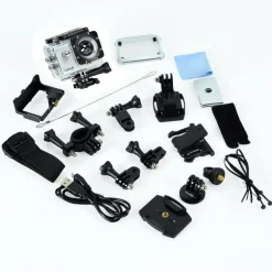 4K Ultra HD Action Camera, WiFi, Slow-Motion, Silver<Pyle Hot