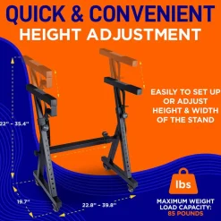Keyboard Stand With Wheels<Pyle Online