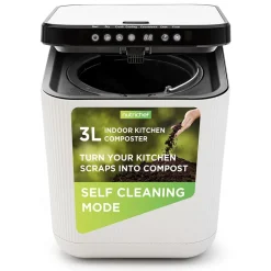 3L Electric Kitchen Composter - Odorless, Automatic, White<NutriChef Best