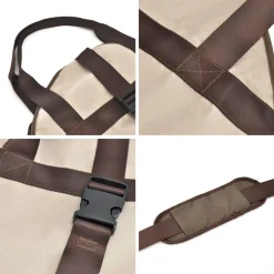 Log Carrier Bag, Safe Transport, Heavy Duty Polyester, Dark Splash Guard<Pyle New