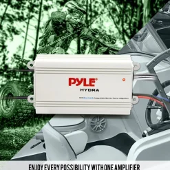 Marine Amplifier 200W Bluetooth Waterproof White<Pyle