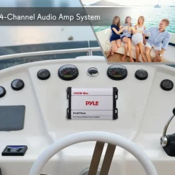 Marine Amplifier 1500W Waterproof 4-Channel IP-65<Pyle Outlet