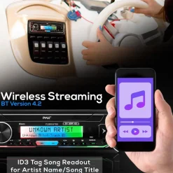 Marine Bluetooth Cd/Mp3 Radio Receiver<Pyle Outlet