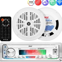 Marine Bluetooth Cd/Mp3 Radio Receiver &<Pyle Online