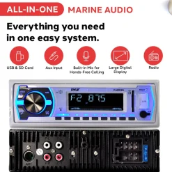 Marine Bluetooth Mp3 Radio Receiver<Pyle Outlet