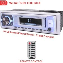 Marine Bluetooth Mp3 Radio Receiver<Pyle Outlet