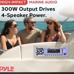 Marine Bluetooth Mp3 Radio Receiver<Pyle Outlet