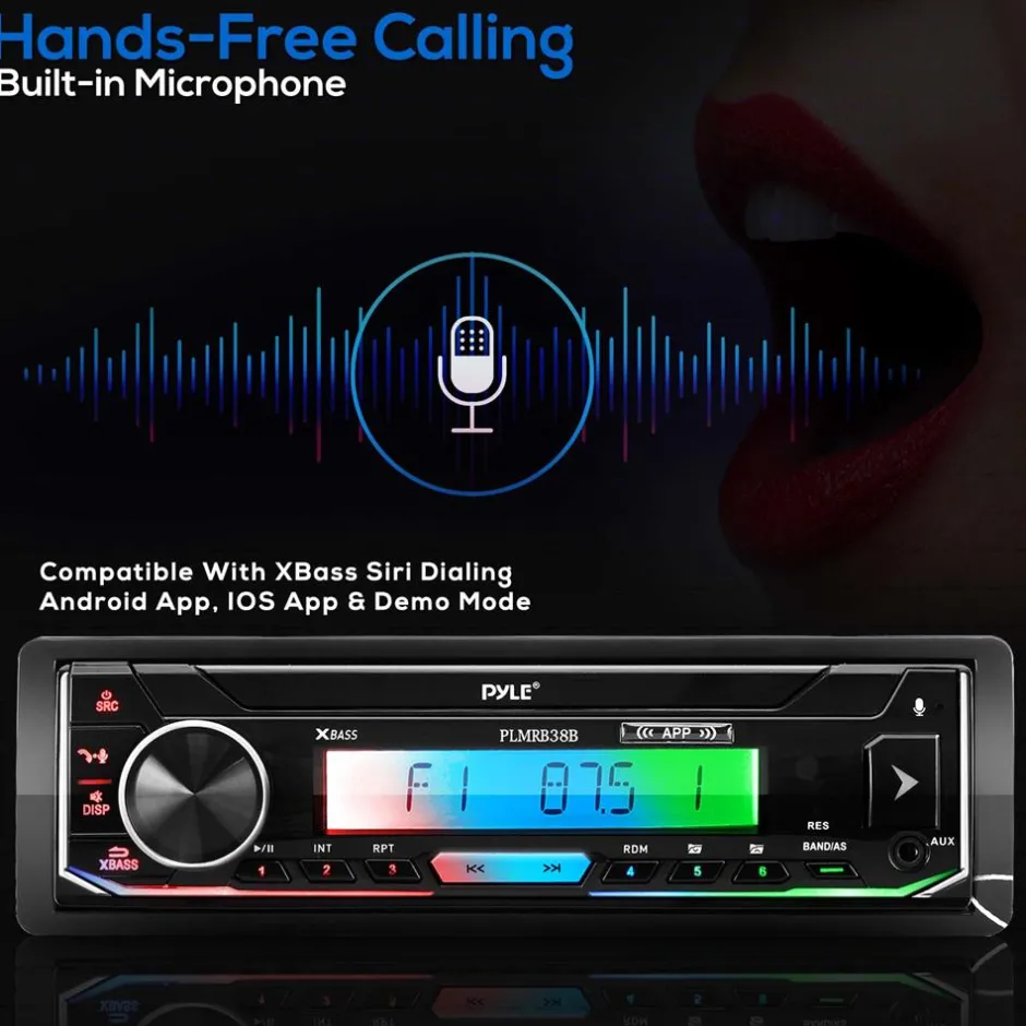 Marine Bluetooth Mp3 Radio Receiver<Pyle