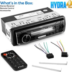 Marine Bluetooth Mp3 Radio Receiver<Pyle