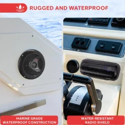 Marine Bluetooth Mp3 Stereo Speaker Kit<Pyle Sale