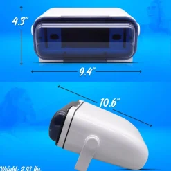 Marine Stereo Cover Water Resistant Neoprene Gasket White<Pyle Outlet