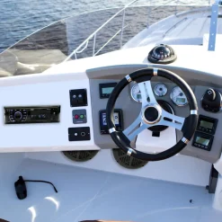 Marine Stereo Kit Bluetooth Streaming Waterproof Speakers Hands-Free Calling<Pyle Clearance