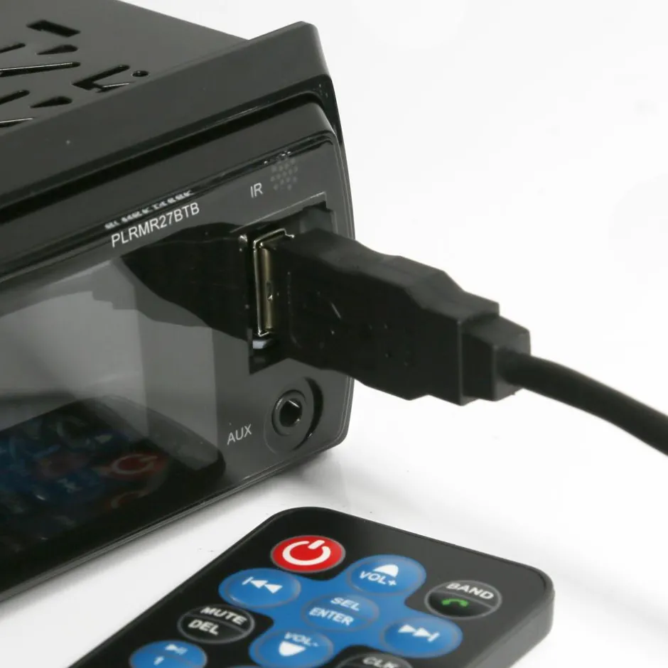Marine Stereo Receiver 300W Bluetooth Hands-Free USB/SD Readers<Pyle Clearance
