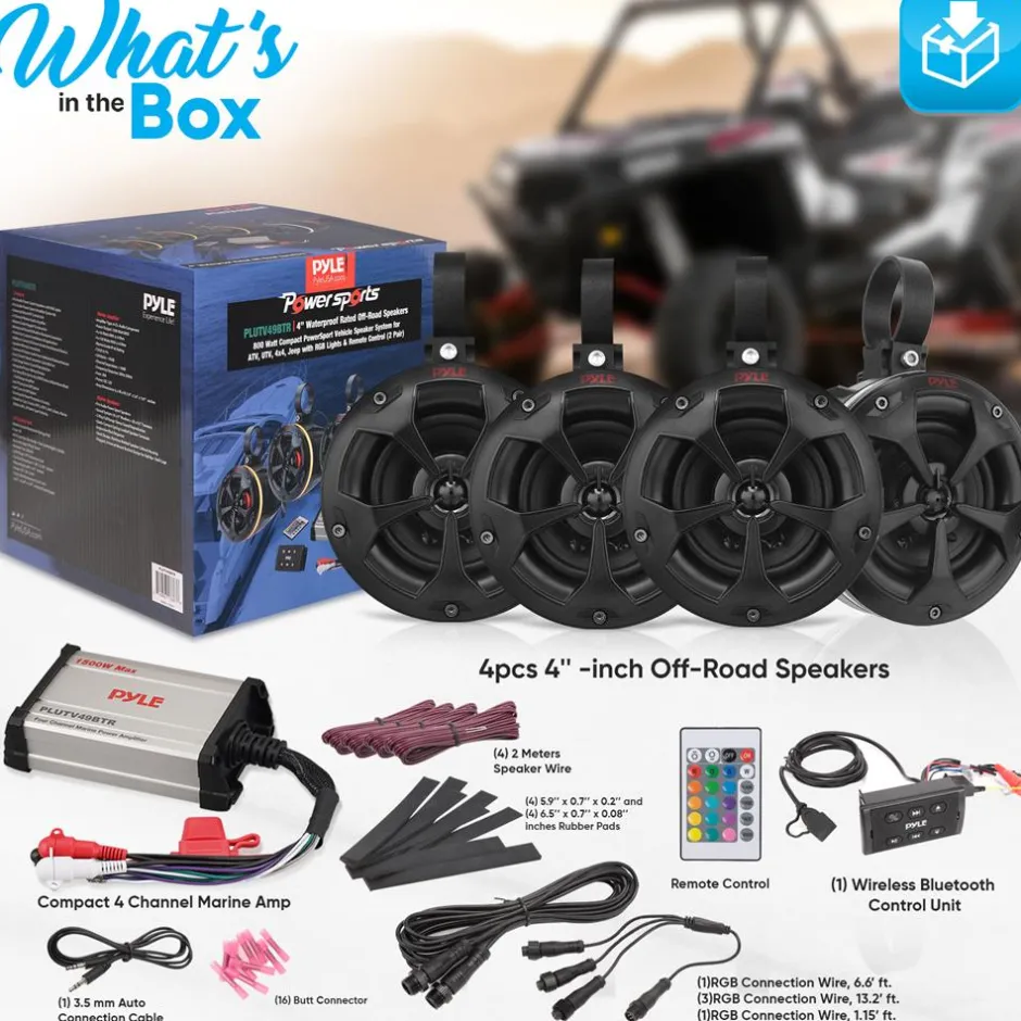 Marine Waketower Speaker System<Pyle Discount
